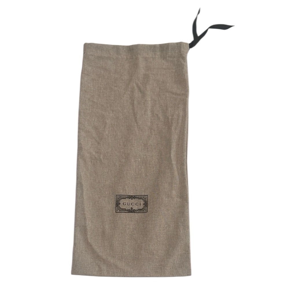 🔥 🆕 GUCCI Tan Drawstring dustbag 8” x 17”